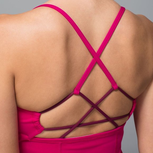 Lululemon Dancing Warrior Tank Jeweled Magenta / Dashing Purple Size 4 - Picture 5 of 12